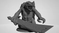 Huge Turtle Monster (DnD, Pathfinder, Tabletop RPG)
