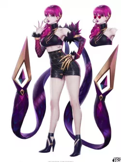 K/DA Evelynn cosplay props
