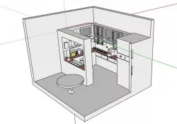 Kitchen interior 