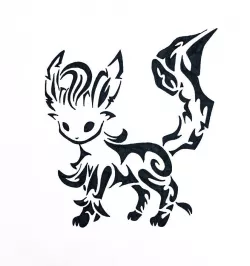 Leafeon stencil