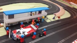 Lego Slot Car Pits  Facsade