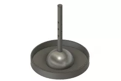 Lost PLA casting Tree - a casting base and sprue system