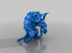 Low poly Alistar from league of legends
