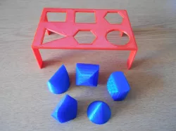 Many-to-Many Shape Sorter (Shadow Sets)