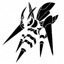 Mega Beedrill stencil
