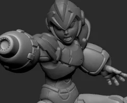 Megaman X Posed Figurine