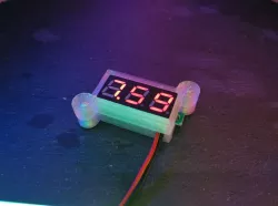 Mini enclosure for voltmeter module