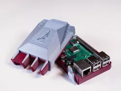 Multi-Color Raspberry Pi 3 B+ Case (Mosaic Logo)