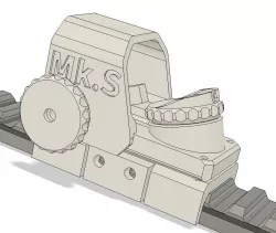 NERF Mk S Adjustable Sight - “Meaker Peaker”