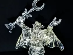 Orc Warlock - cloak resculpt for resin printing