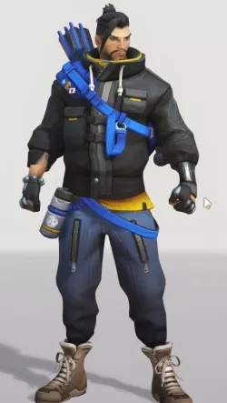 Overwatch - Casual Hanzo - Special winter skin