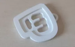 PewDiePie logo keychain