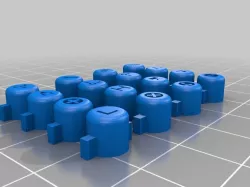 PO-28 Symbol buttons for Pocket Operator Case