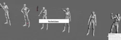 ROBOTECH Meltrandi Technicians set 3a