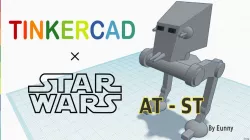 Simple AT-ST with Tinkercad