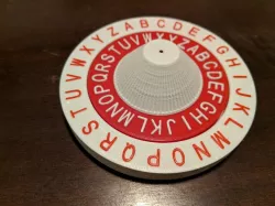 Snap-together Decoder Wheel