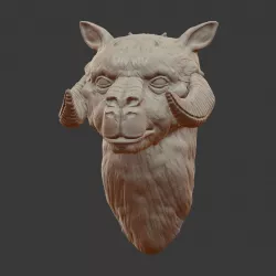 tauntaun head mount version 2