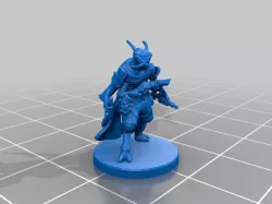 Thri-Kreen Rogue/Bard Miniature
