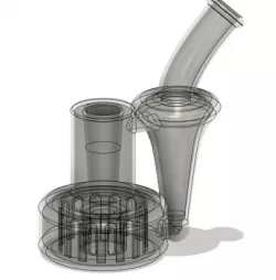 Tornado recycler bong/oil rig