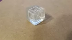 Transparent 3D Print Test - Sphere in a Cage
