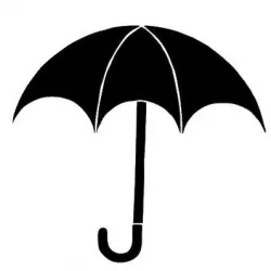 Umbrella academy logo stencil