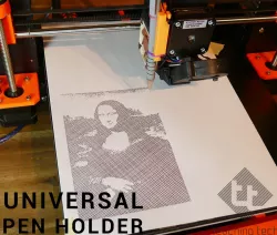 Universal 3D printer pen holder