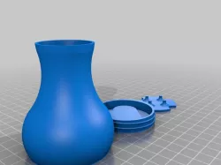 Vase with a hidden container, heart inside ;)