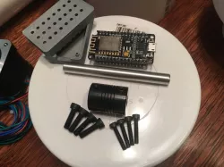 Vertical Dog Feeder (Large Food, Stepper, ESP8266 Controlled, w/laser)