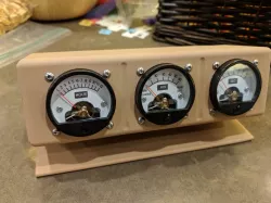 Voltmeter Clock Enclosure