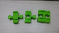 Wooden train railways spacers compatible to IKEA set