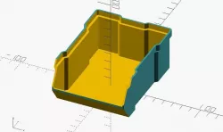Yet another parametric stackable box (OpenSCAD)