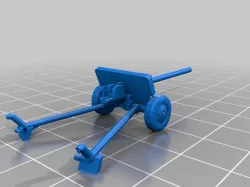ZiS-2 57mm for 15mm scale wargaming - remix