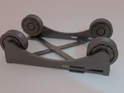 100% printable filament spool holder