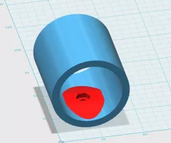 1010 Conformal Rail Button Backplate Mount