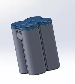 12V Motorcycle starter battery, 4S Lithium 26650 cell, hard case 