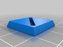 20mm Slotted Square Base