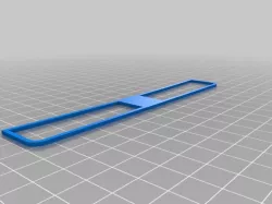 Axial Jeep Cherokee windshield vent grill "Cut Guide"