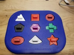 Baby Shape Tray Toy