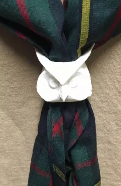 Boy Scout Owl Neckerchief Slide