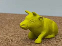 bull lying down