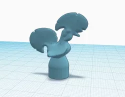 Creality filament weathervane - Barcelos Rooster