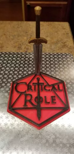 Critical Role Coaster With Dagger