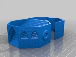 Dice Tower Base Template