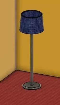 Doll house stuff - lamp