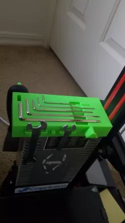 Ender 3 low vibration tool holder PSU mount. 