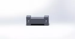Extruder fan support