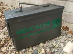Geocache - Ammo Box Stencil