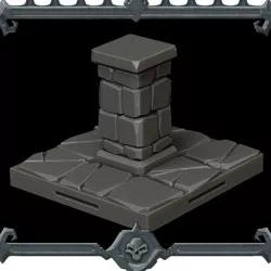GOTHIC CITY Pillar Tile - JOIN OUR Monster Miniature PATREON