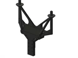 Hobbyking Desert Fox, body mounts to fit Arrma Fury Mega body