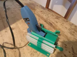 Hot glue gun horizontal/vertical mount - Pegboard compatible